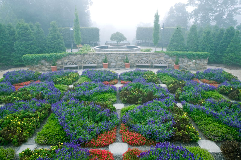 Quilt-Garden,-North-Carolina-Arboretun,-Asheville,-NC,-USA